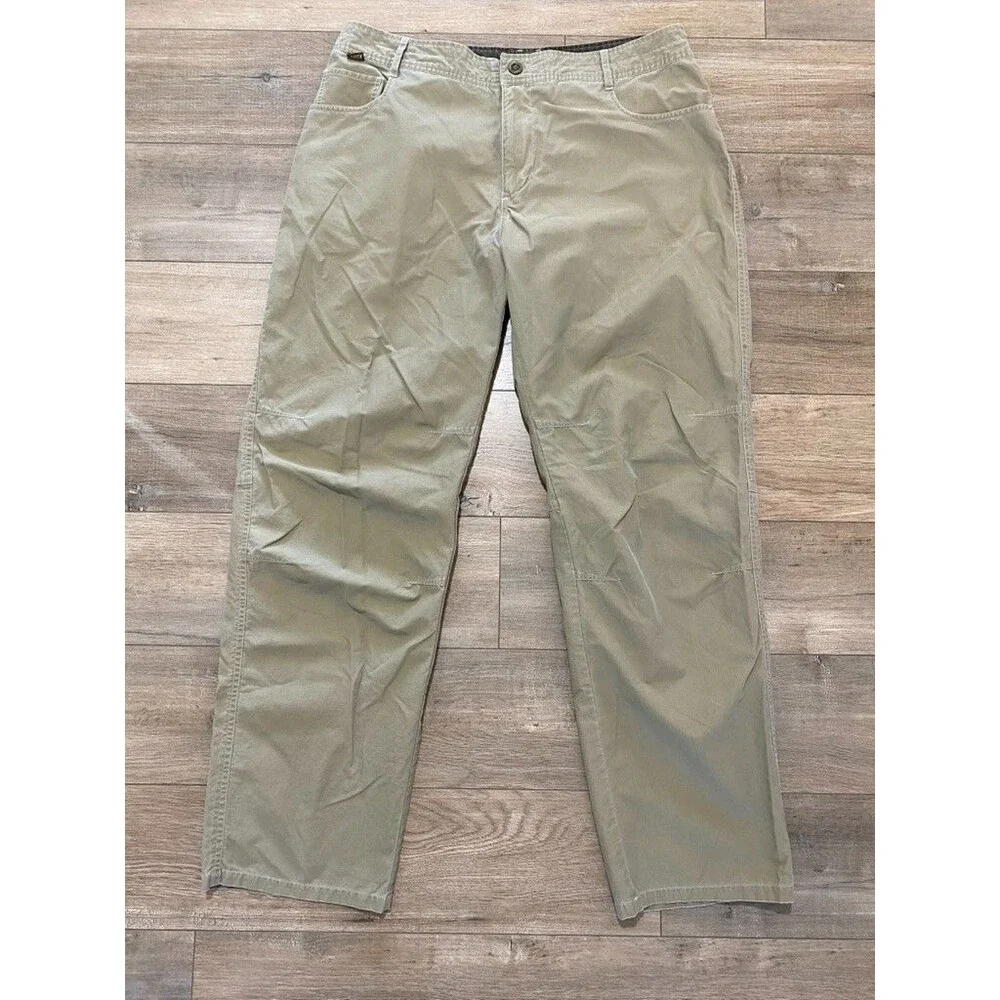 Kuhl Renegade Chino Original Mens 36X32 Brown Klassik Cargo Casual Pants